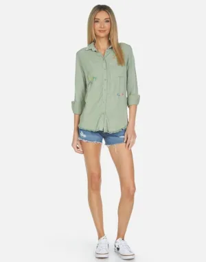 Lauren Moshi Sloane Sloane Hippie Girl Denim Shirt