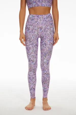 Lavender Bloom Full-Length Leggings