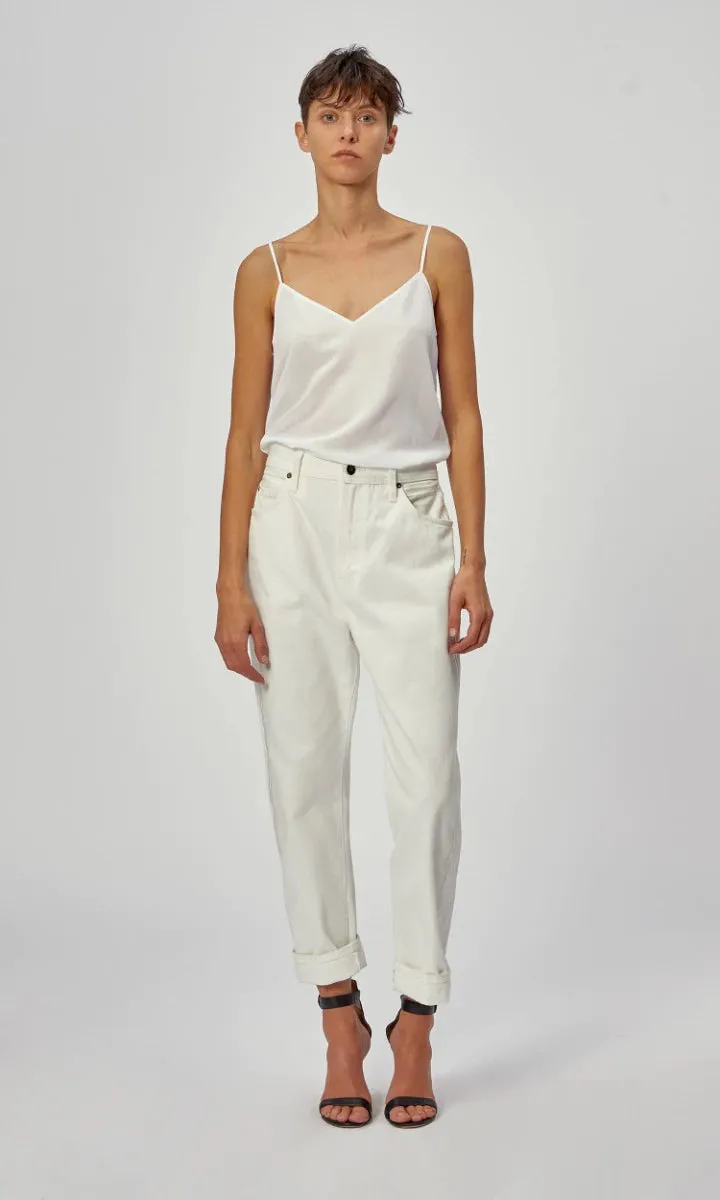 Layla Silk Cami - Bright White