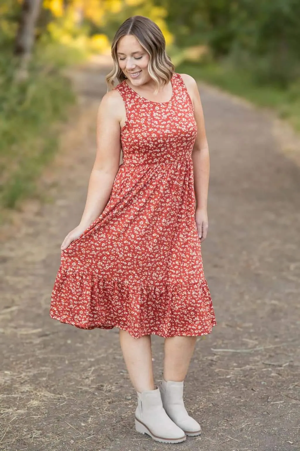 Lennon Tiered Midi Dress (lots of colors!)