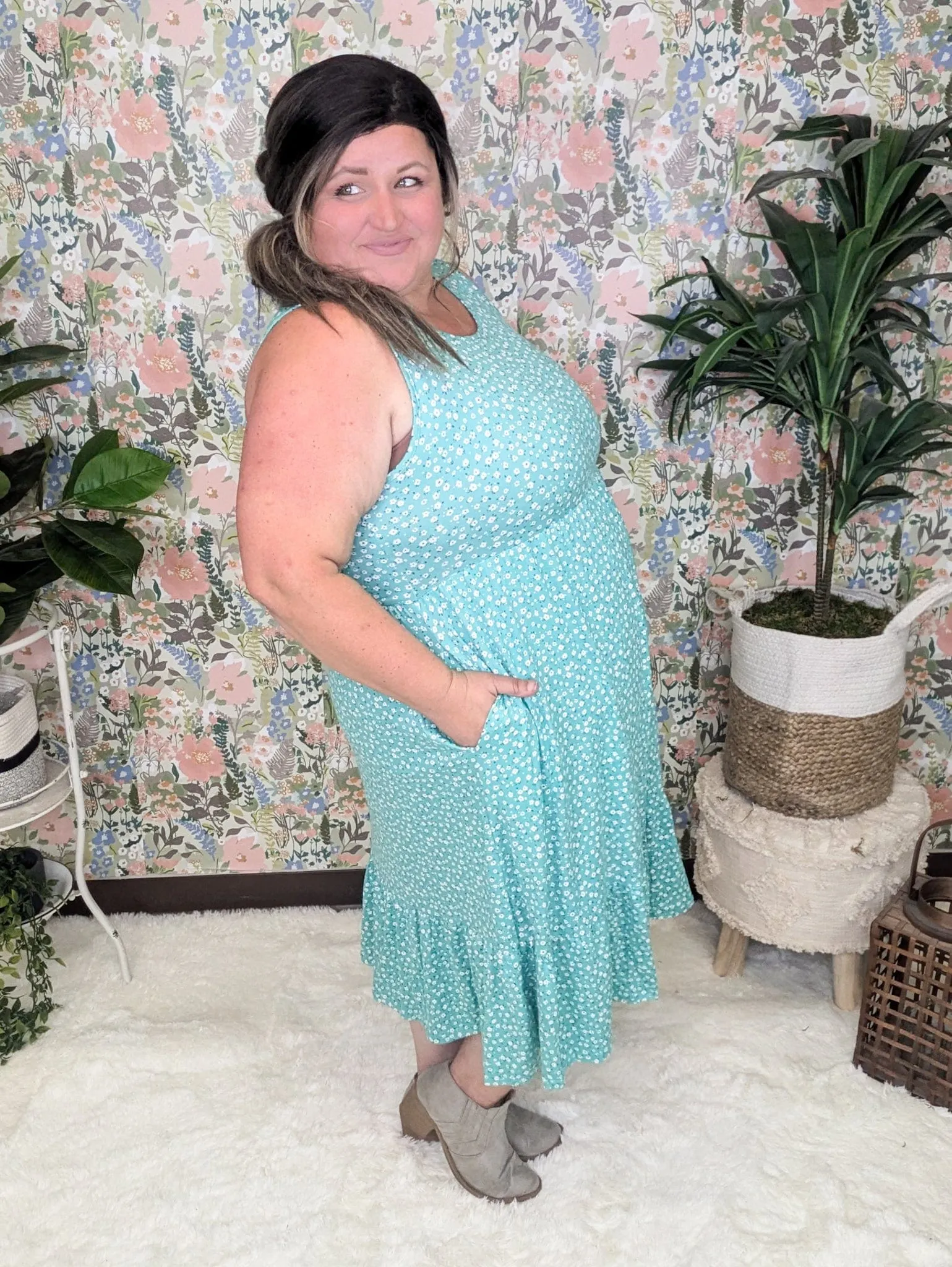 Lennon Tiered Midi Dress (lots of colors!)