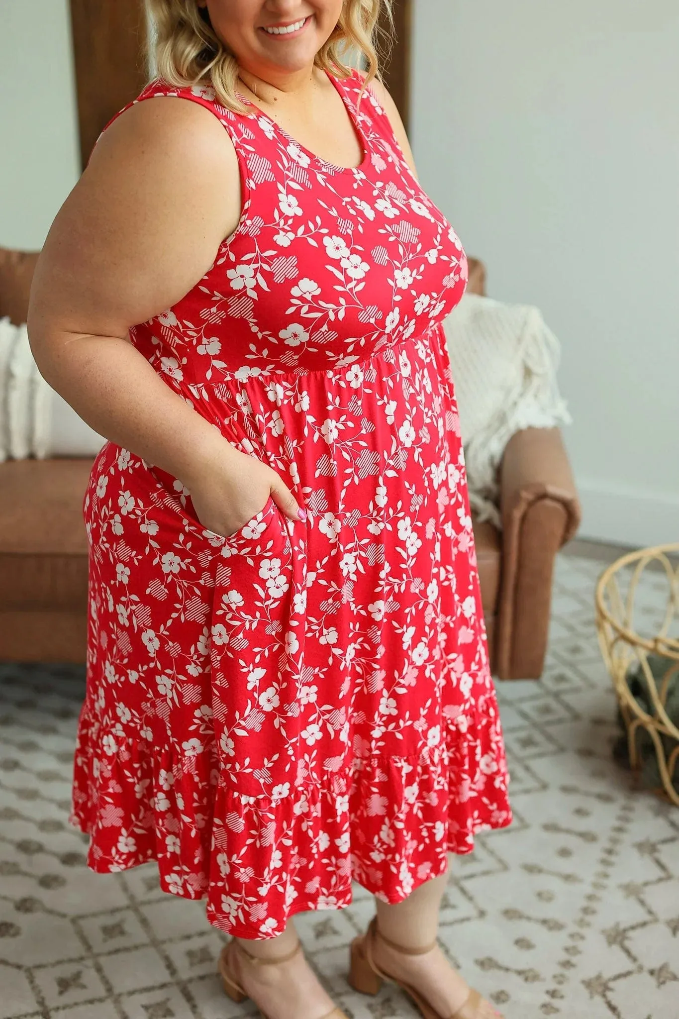 Lennon Tiered Midi Dress (lots of colors!)