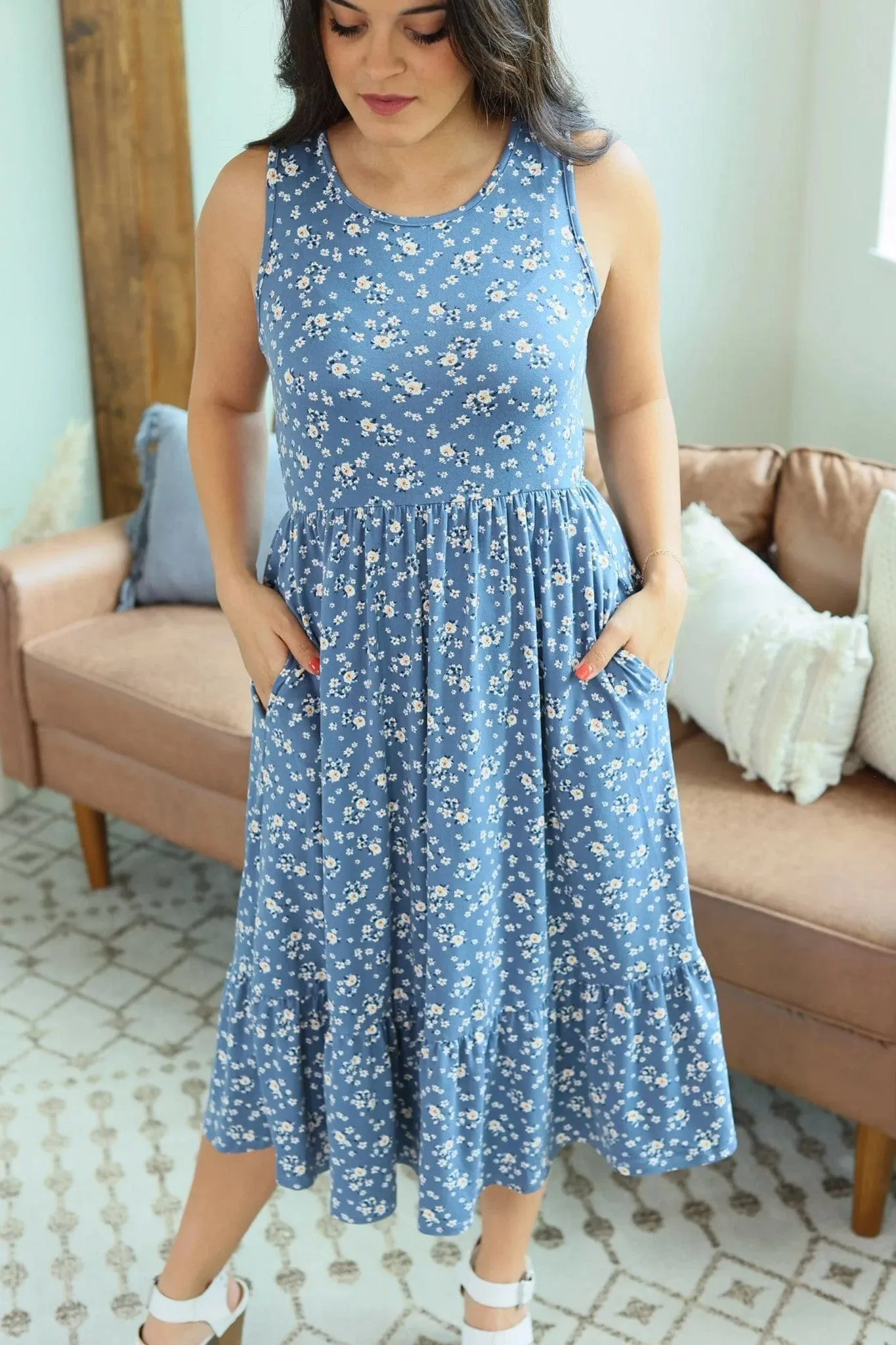 Lennon Tiered Midi Dress (lots of colors!)