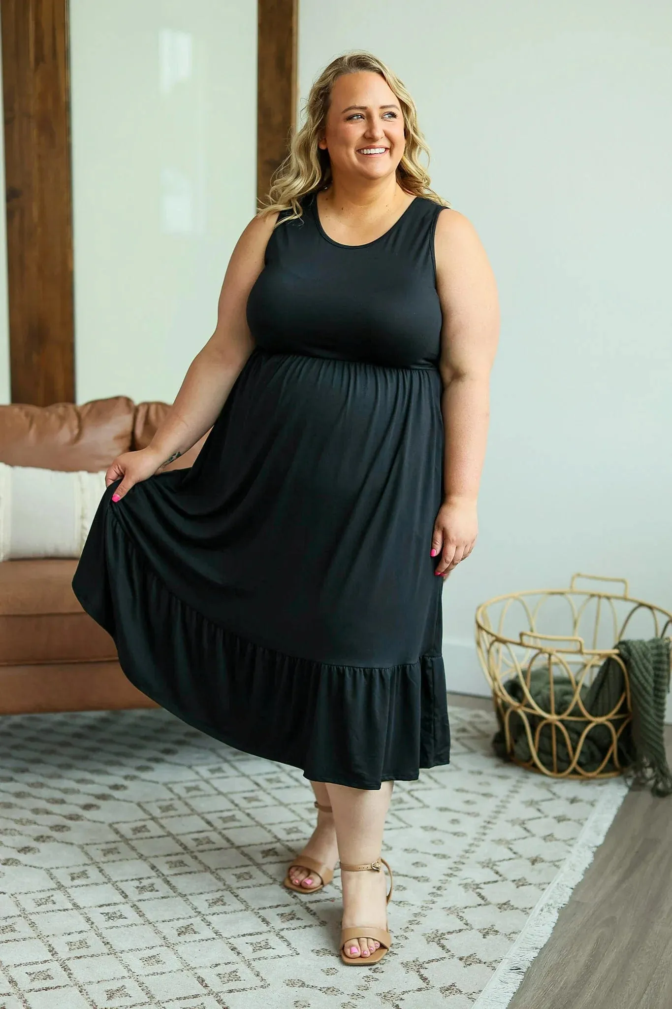 Lennon Tiered Midi Dress (lots of colors!)