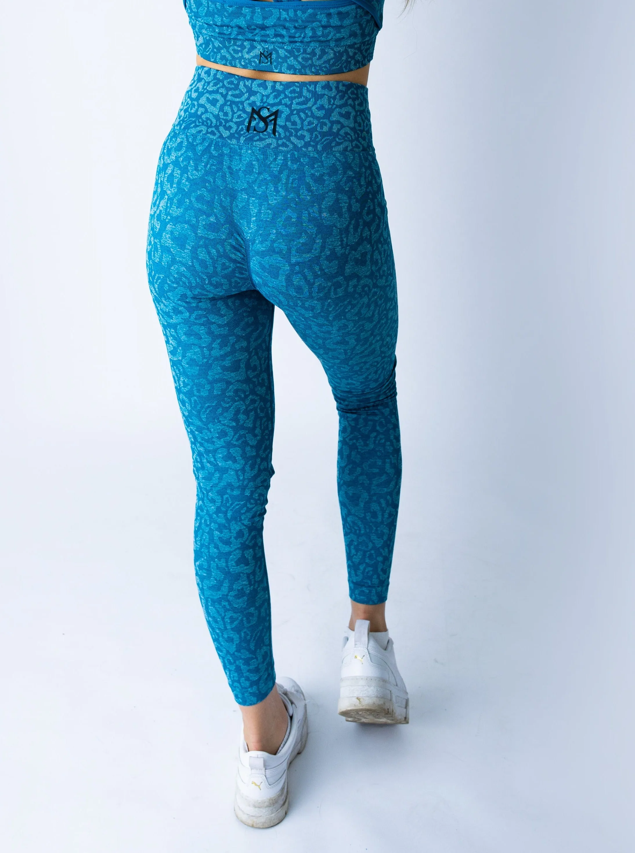 Leopard Collection Blue Legging