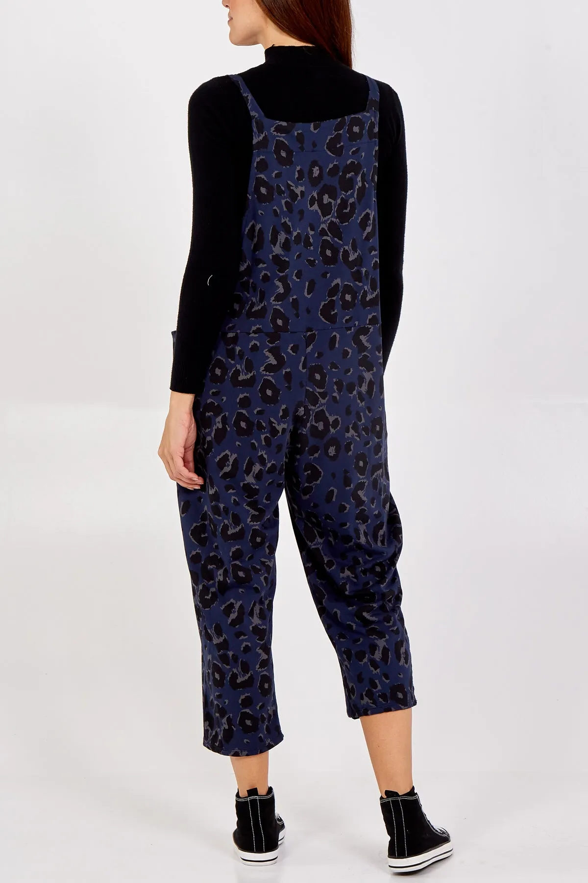 Leopard Print Dungarees