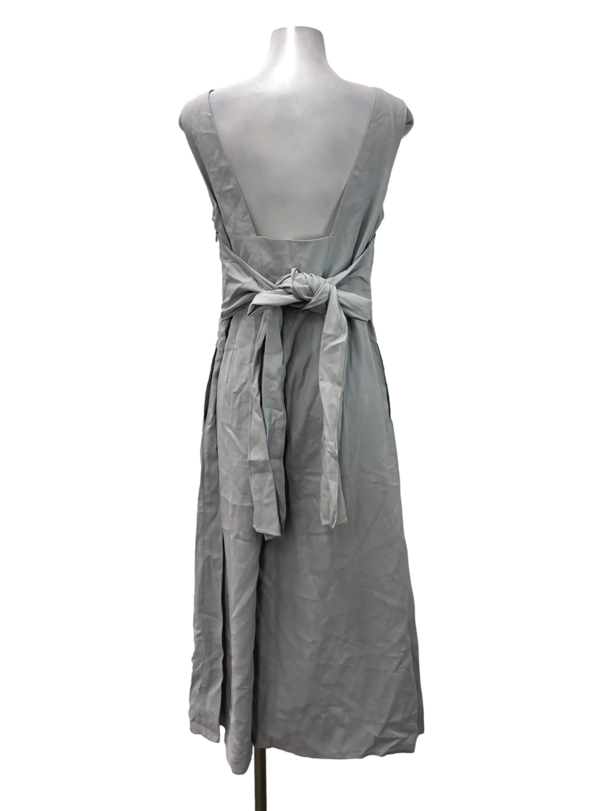 Light Blueish Grey Boat Neck Jumpsuit LB