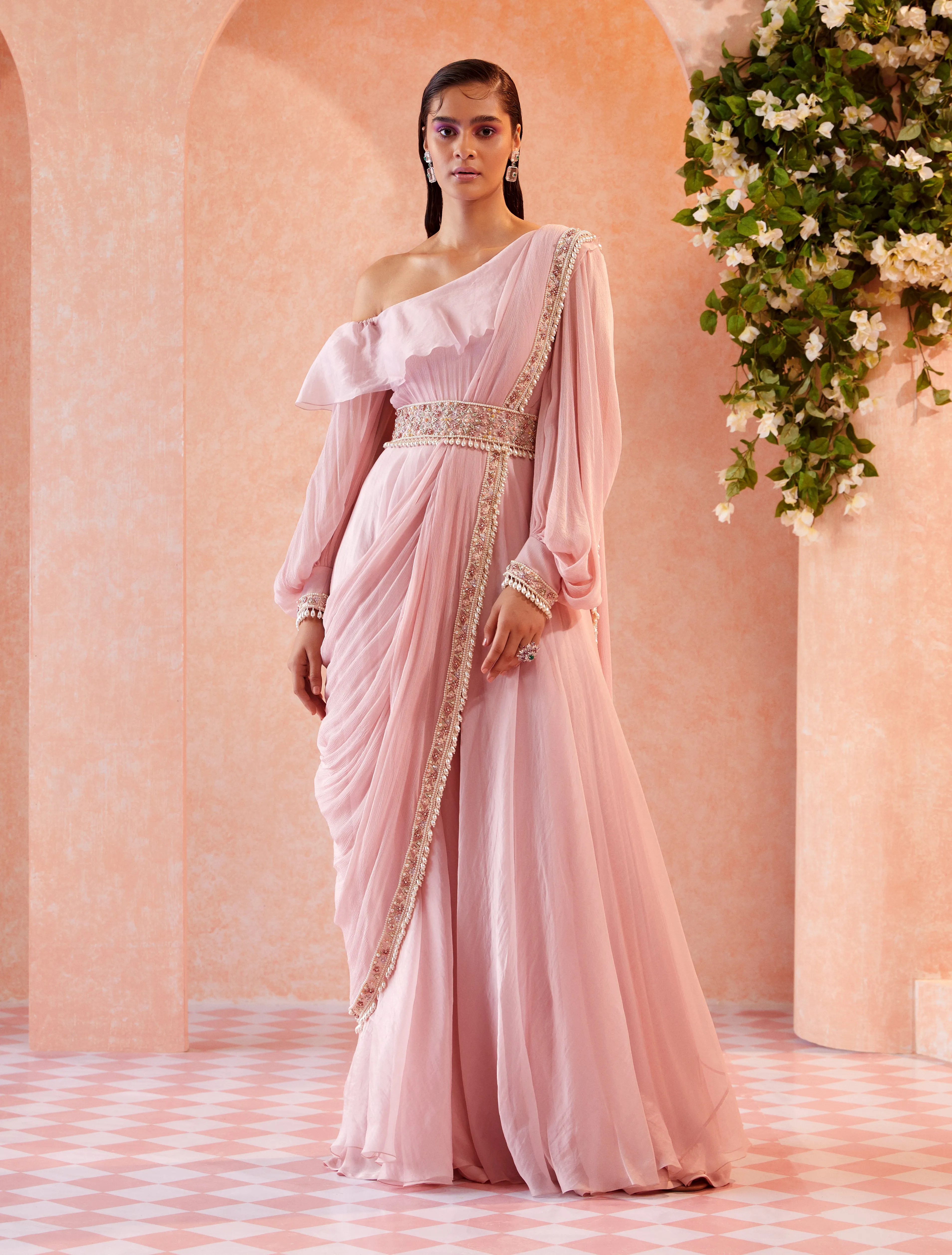 Light Pink Jaslyn Jumpsuit Set