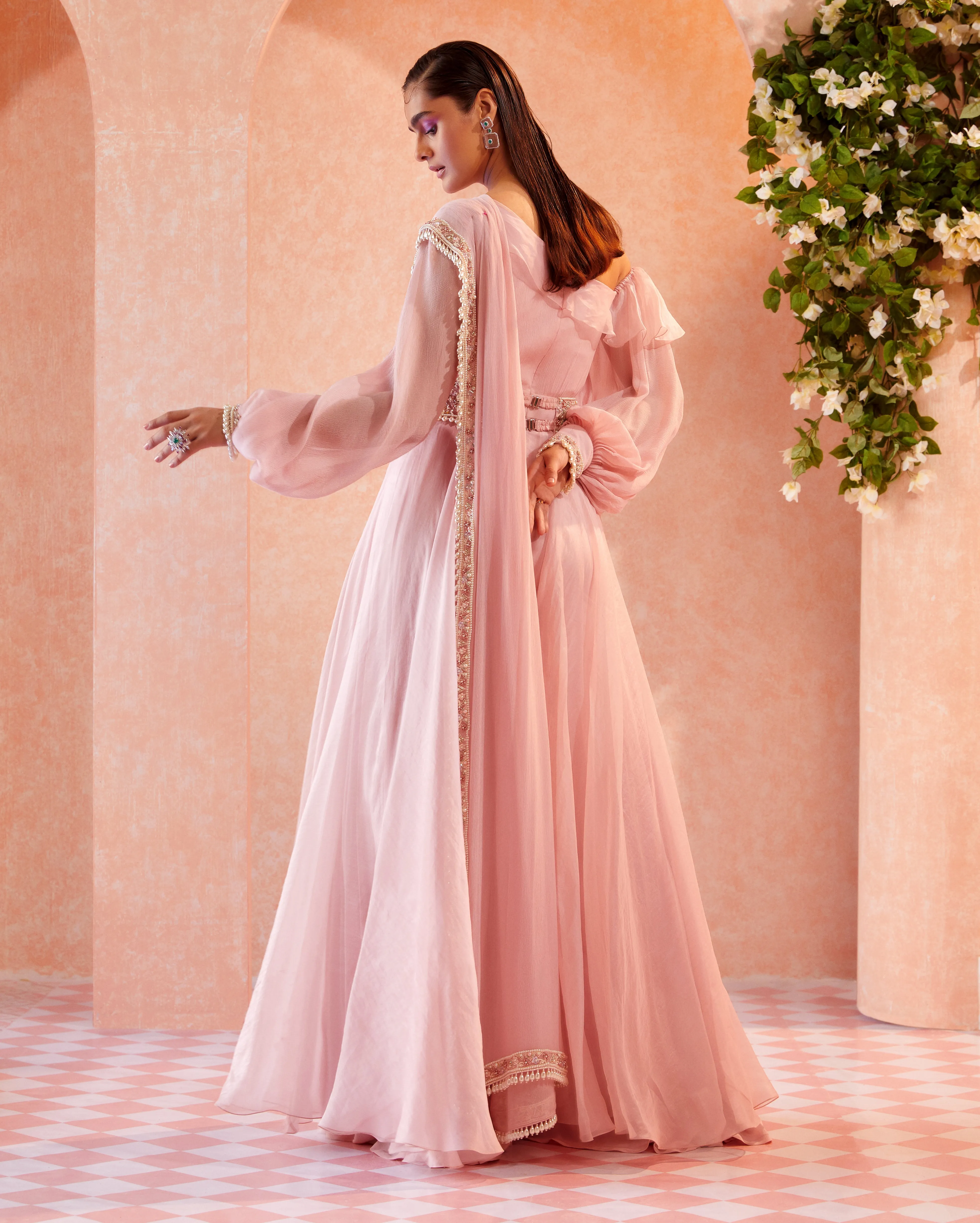 Light Pink Jaslyn Jumpsuit Set
