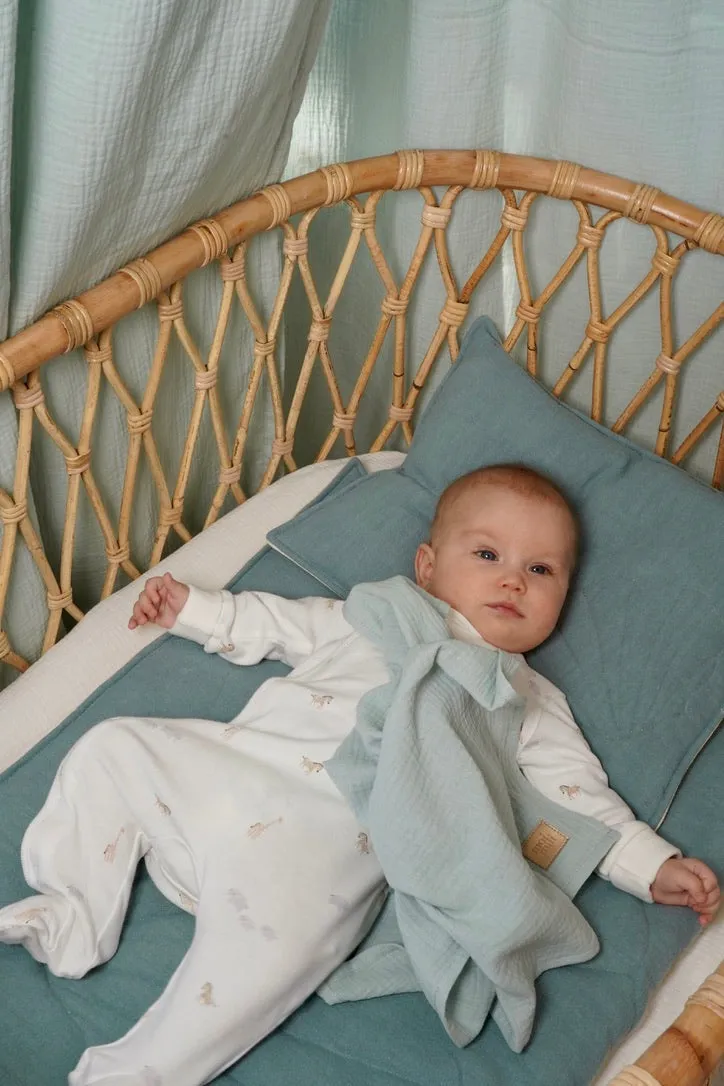 Linen "Eye of the Sea" Shell Child Cover Set