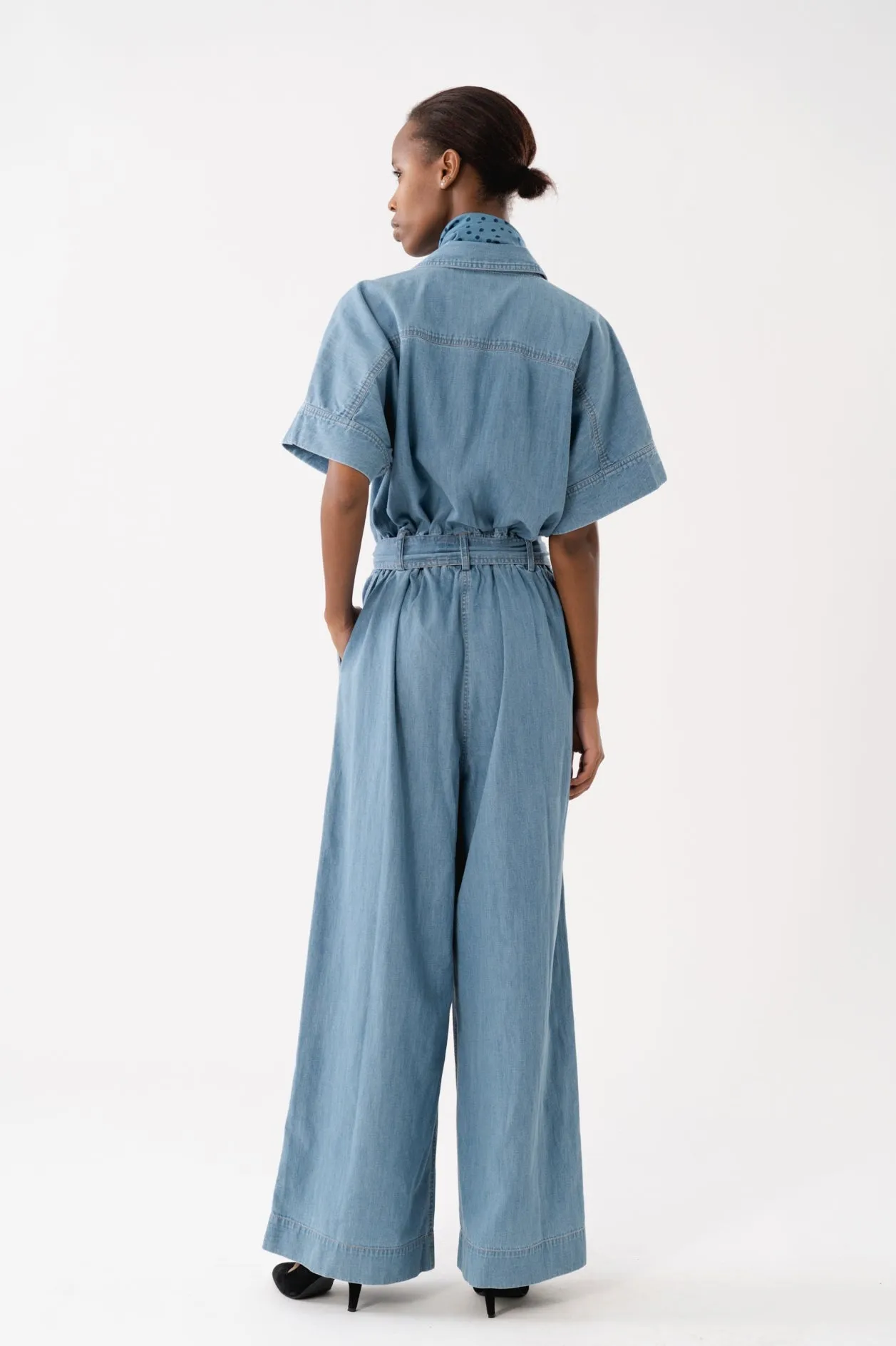 LOLLYS LAUNDRY Mathilde Jumpsuit | Light Blue