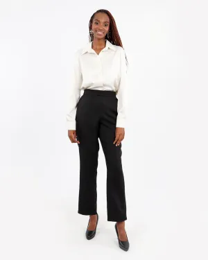 Long Sleeve Satin Blouse