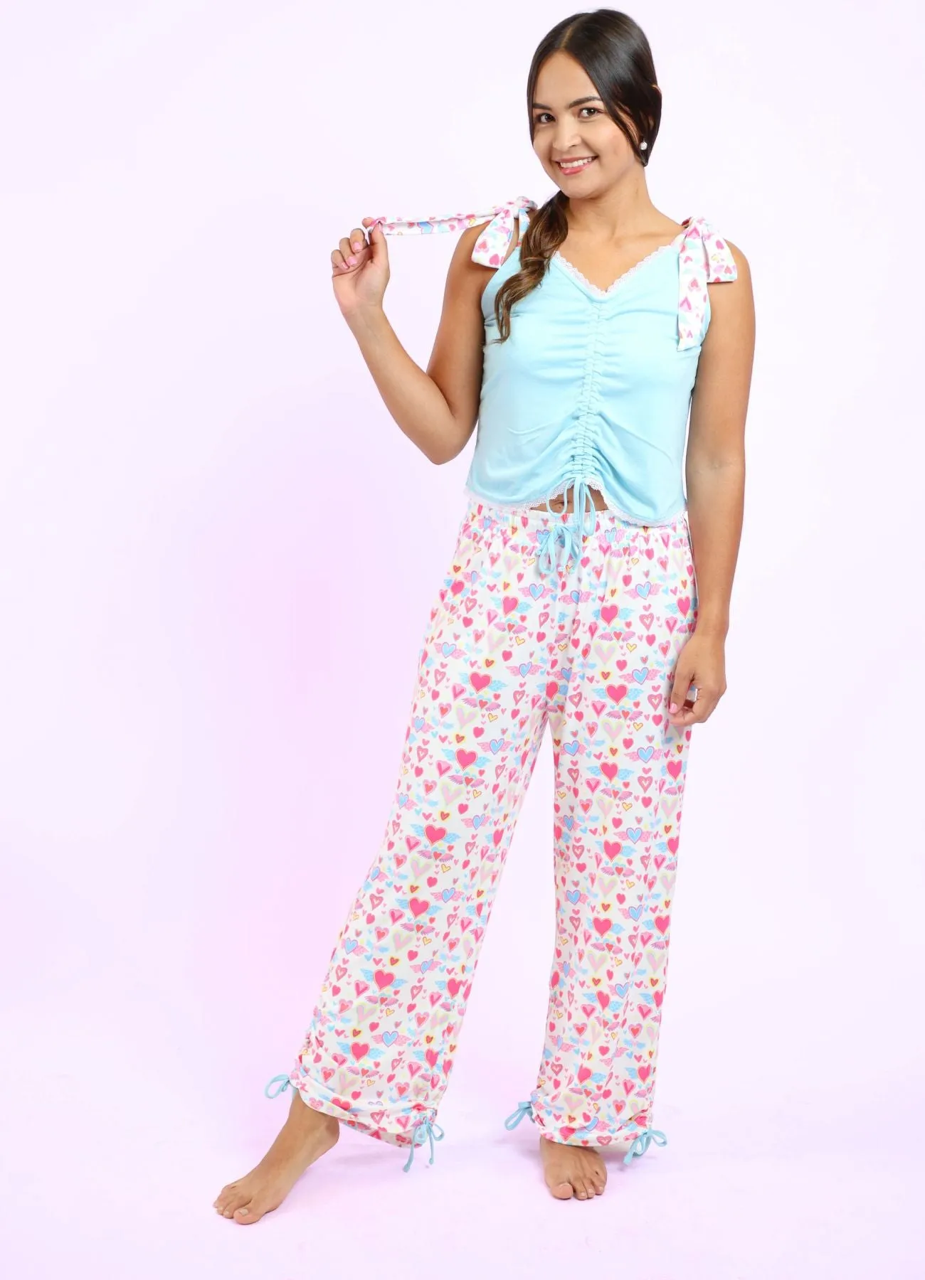 'LOVE' PIJAMA BLUE