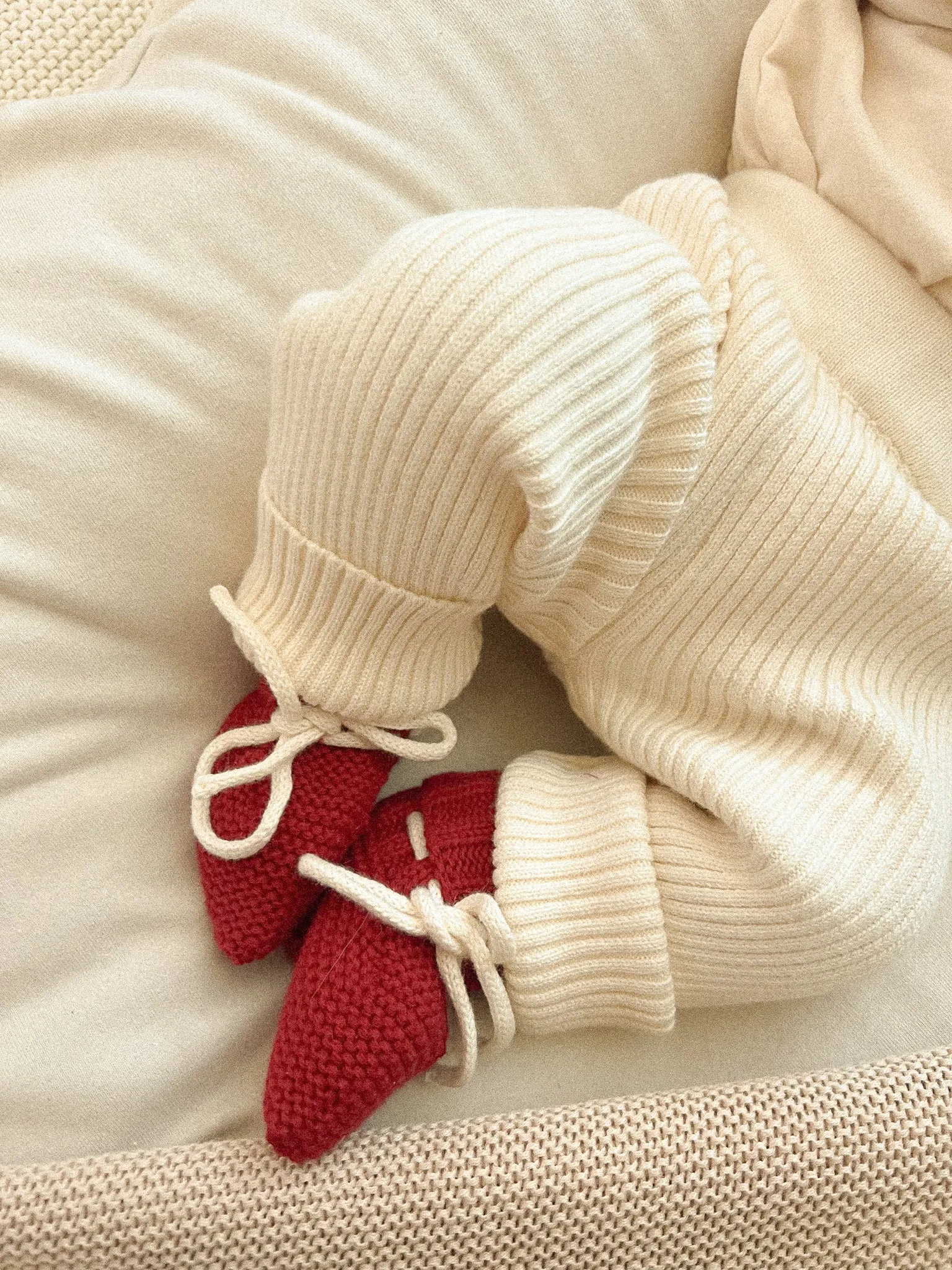 Luna   Luca Baby Rib Leggings | Cream