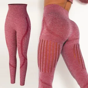 Madison Maze Leggings - Red-Style 2