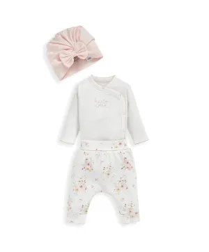 Mamas & Papas Pink My First Outfit Set - 3 Piece Set