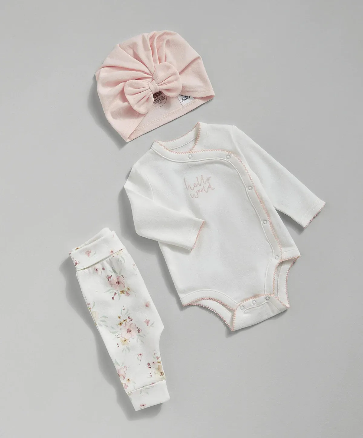 Mamas & Papas Pink My First Outfit Set - 3 Piece Set