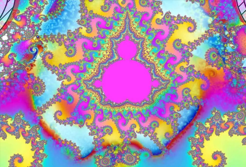 Mandelbrot Fractal - Intense spectral frequency