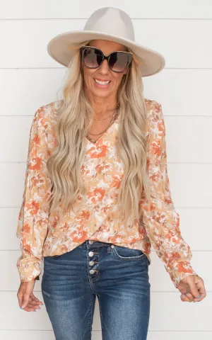 Marigold Rust Top - Final Sale