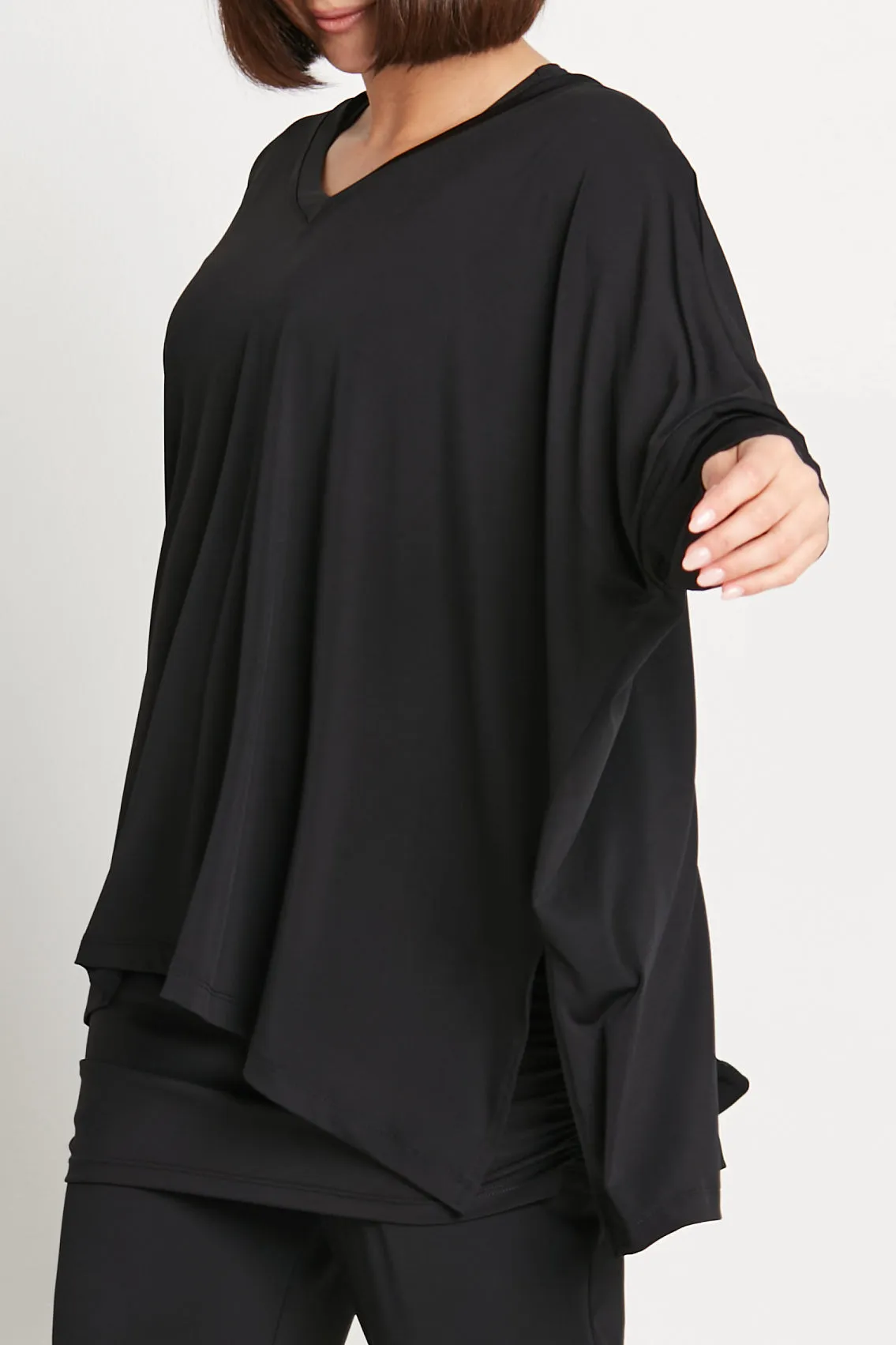 Matte Jersey Nu V Top