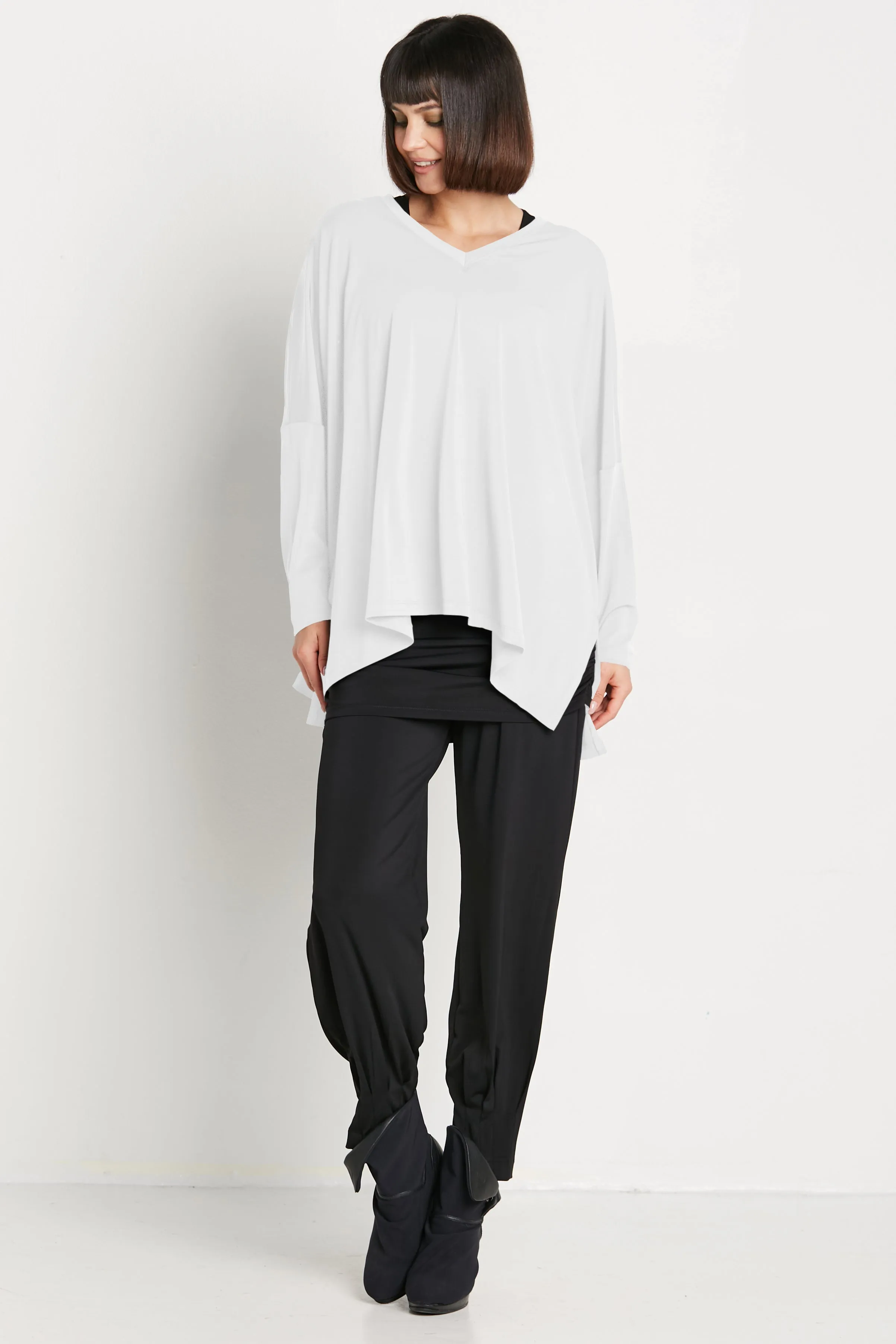 Matte Jersey Nu V Top