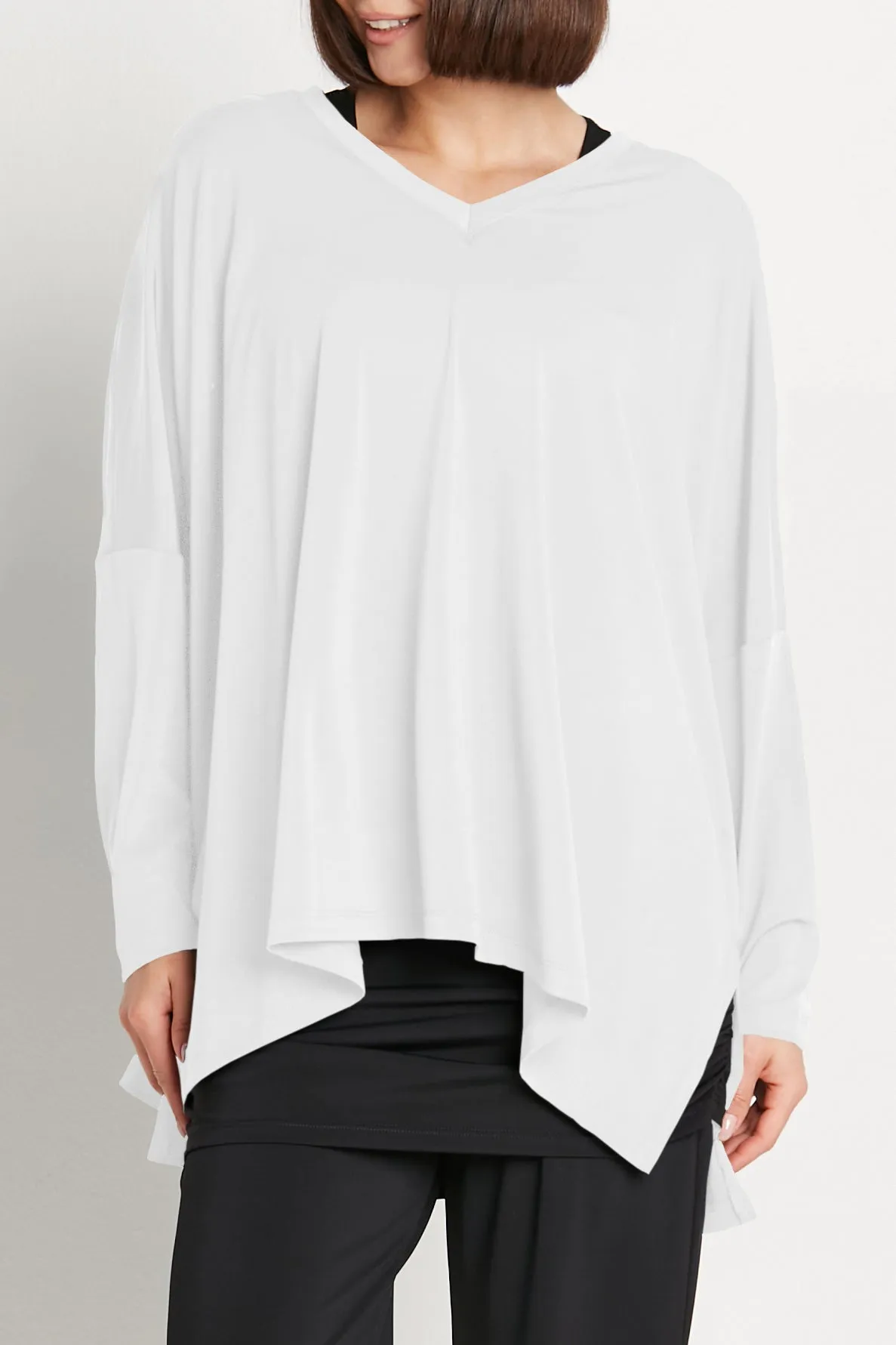 Matte Jersey Nu V Top