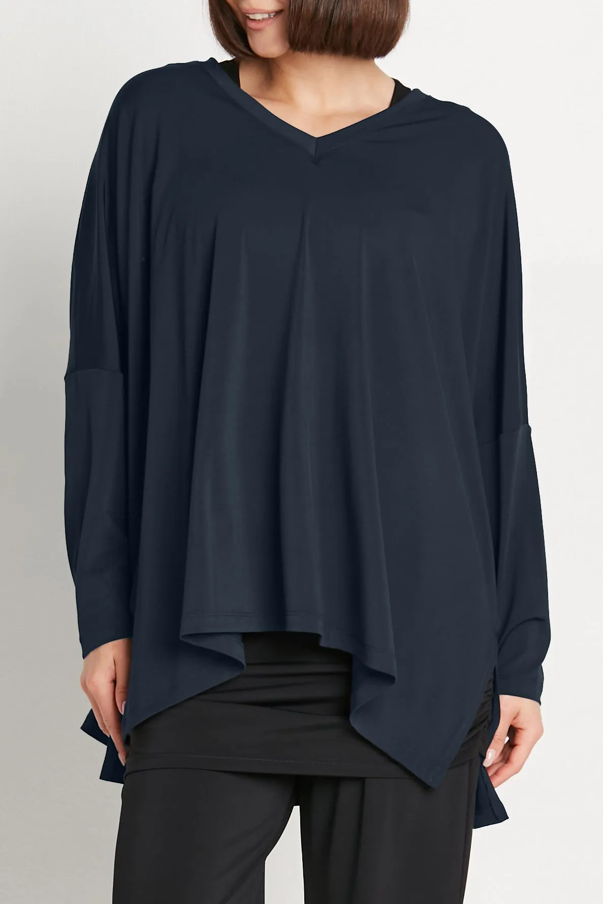 Matte Jersey Nu V Top