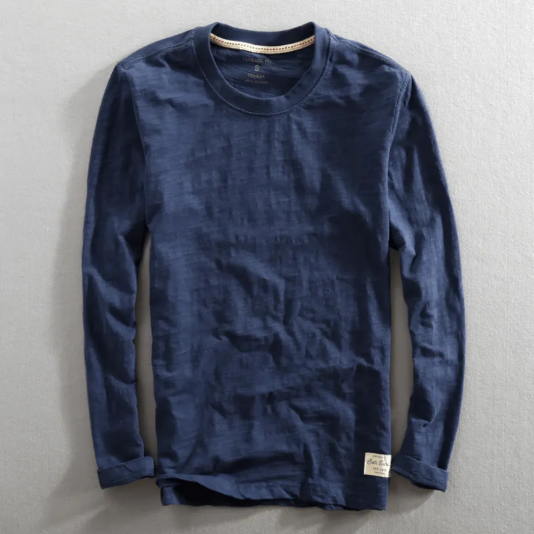 Men's Casual Long Sleeve T Shirt | Crew Neck