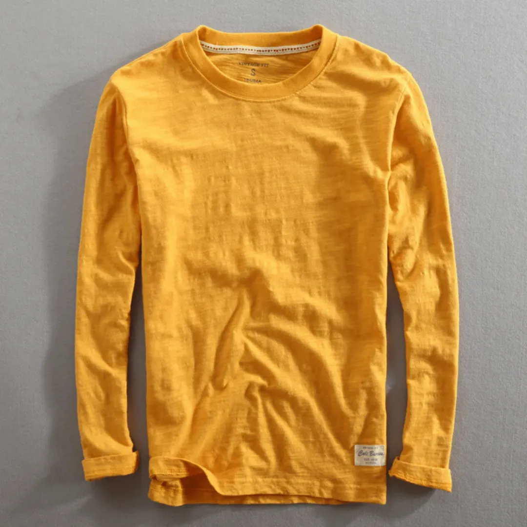 Men's Casual Long Sleeve T Shirt | Crew Neck