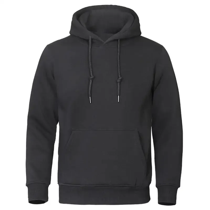 Men's Fleece Warm Sweatshirt for Autumn and Winter