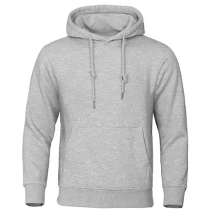 Men's Fleece Warm Sweatshirt for Autumn and Winter