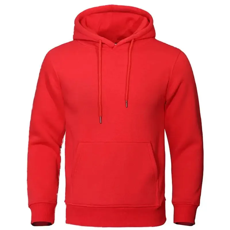 Men's Fleece Warm Sweatshirt for Autumn and Winter