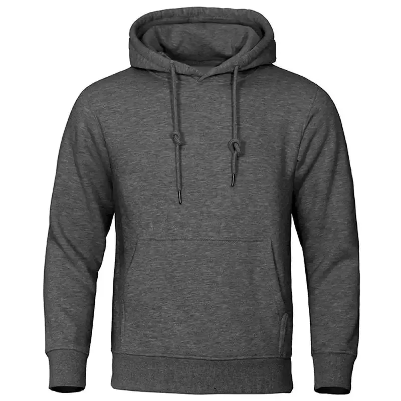 Men's Fleece Warm Sweatshirt for Autumn and Winter