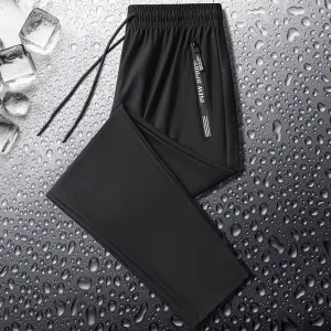 Men's Loose Plus Size Ankle-tied Quick-drying Ice Silk Leggings Men's