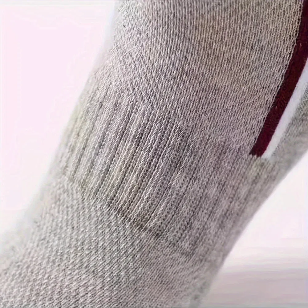 Men's Stripe Liner Anklet Socks – 5/10/20/30 Pairs – Breathable & Soft