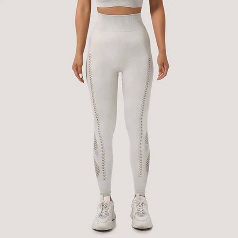 Mesh High Waist Stretch Quick Drying Tights