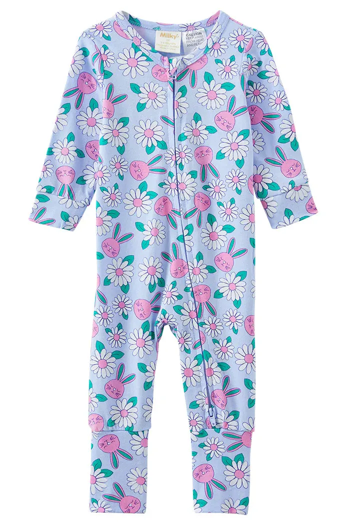 Milky | Honey Bunny Zip Romper