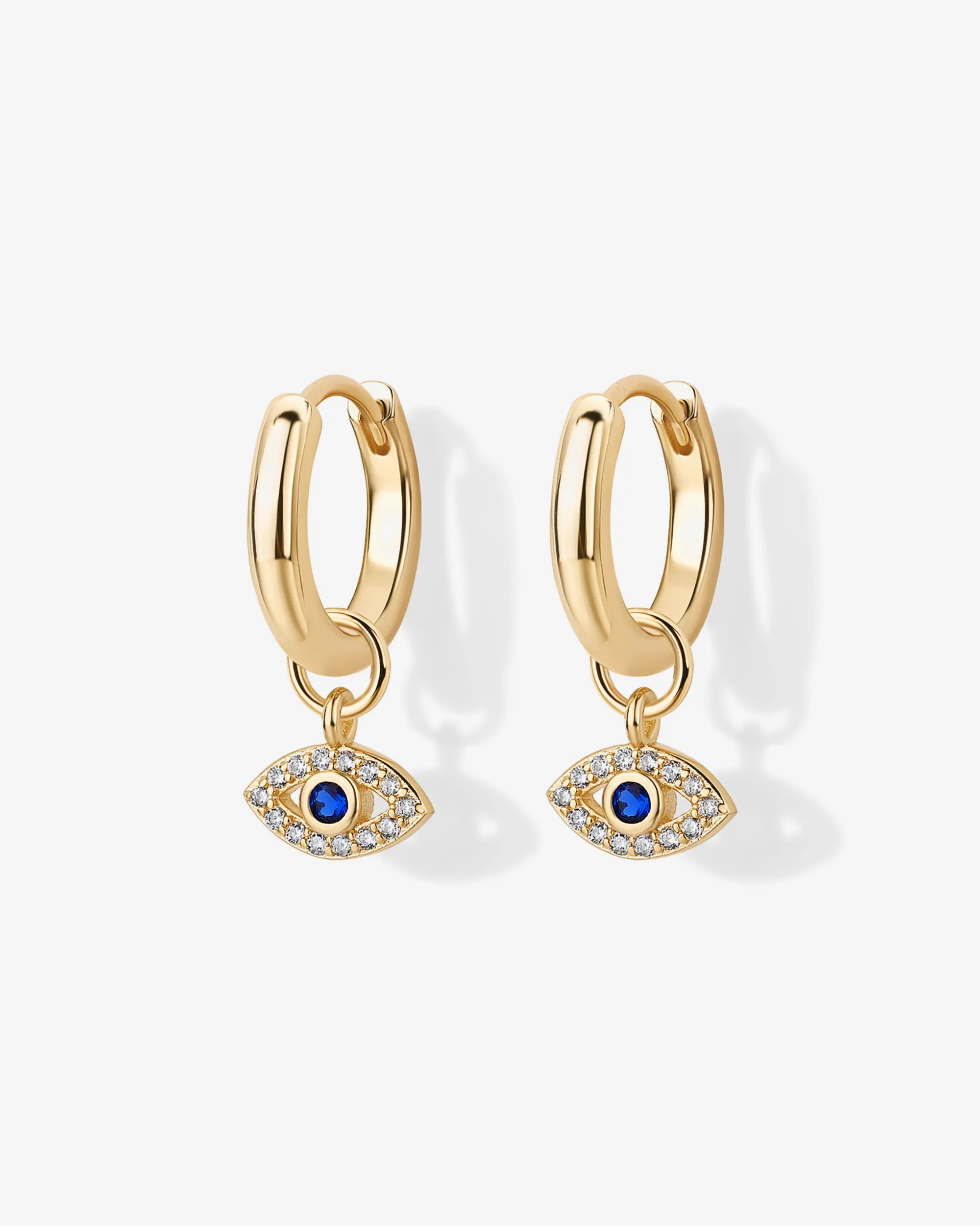 Mix and Match Huggie and Hamsa & Evil Eye Charm Set