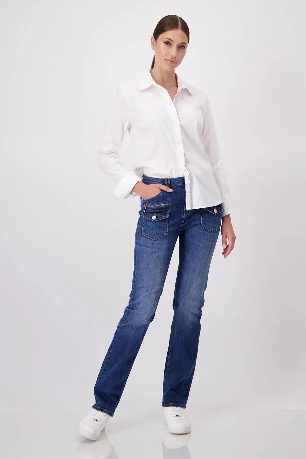 Monari Decorative Shirt Blouse 808596