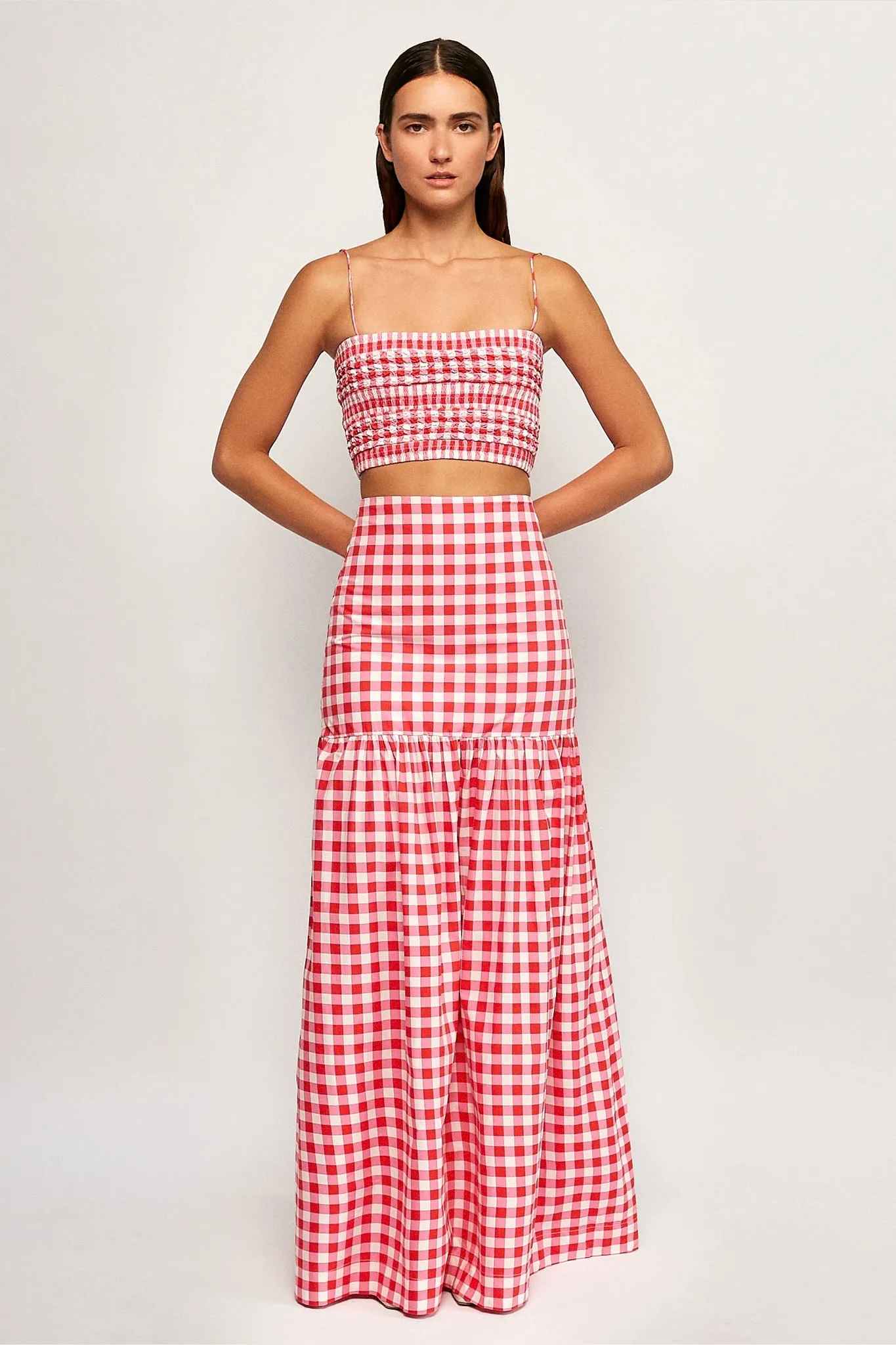Mottled Crop | Hip Hugging Maxi