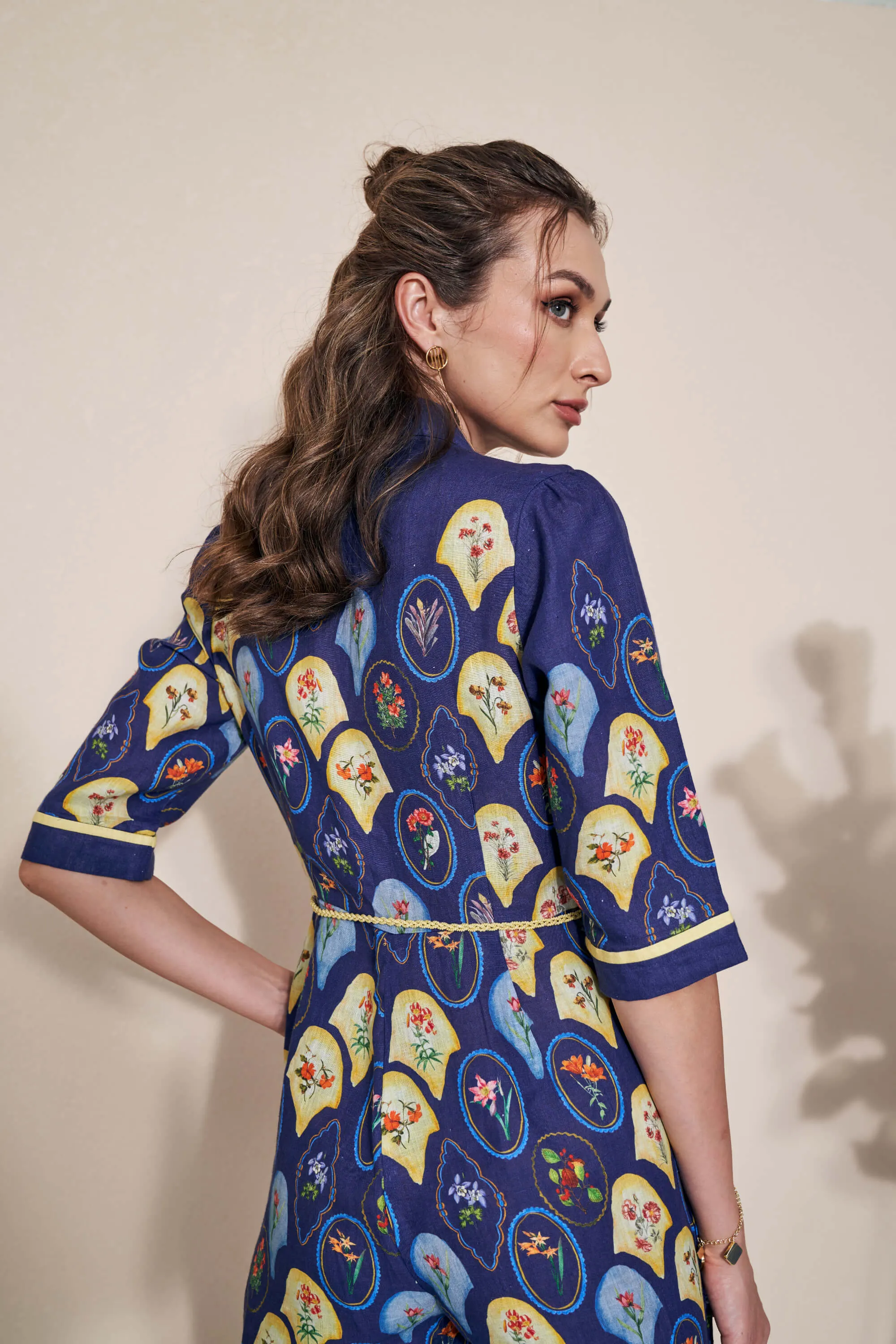 Moxie blue jumpsuit