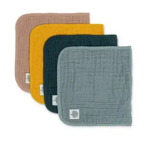 Muslin Burp Cloths (4-Pack)