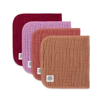 Muslin Burp Cloths (4-Pack)