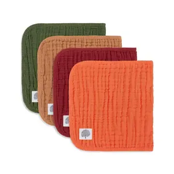 Muslin Burp Cloths (4-Pack)