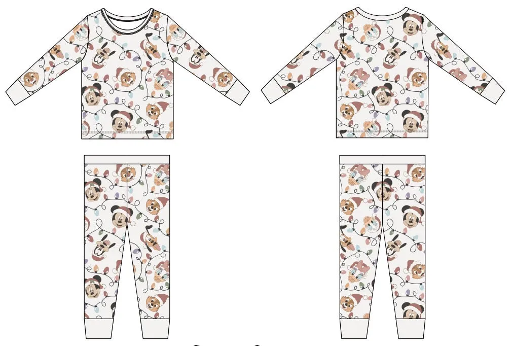 Muted Lights Bamboo PJs *READY TO SHIP — NOT RESTOCKING