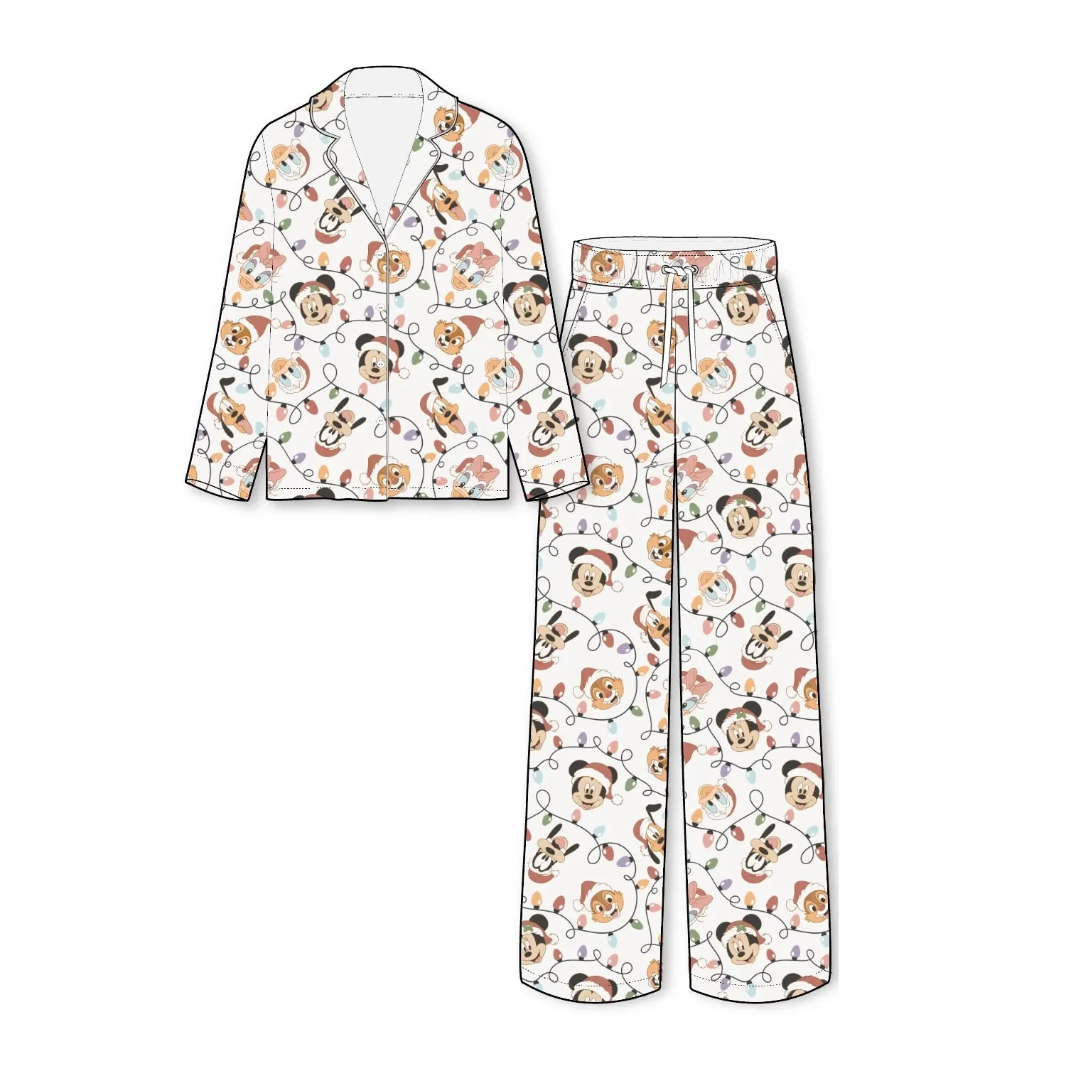 Muted Lights Bamboo PJs *READY TO SHIP — NOT RESTOCKING