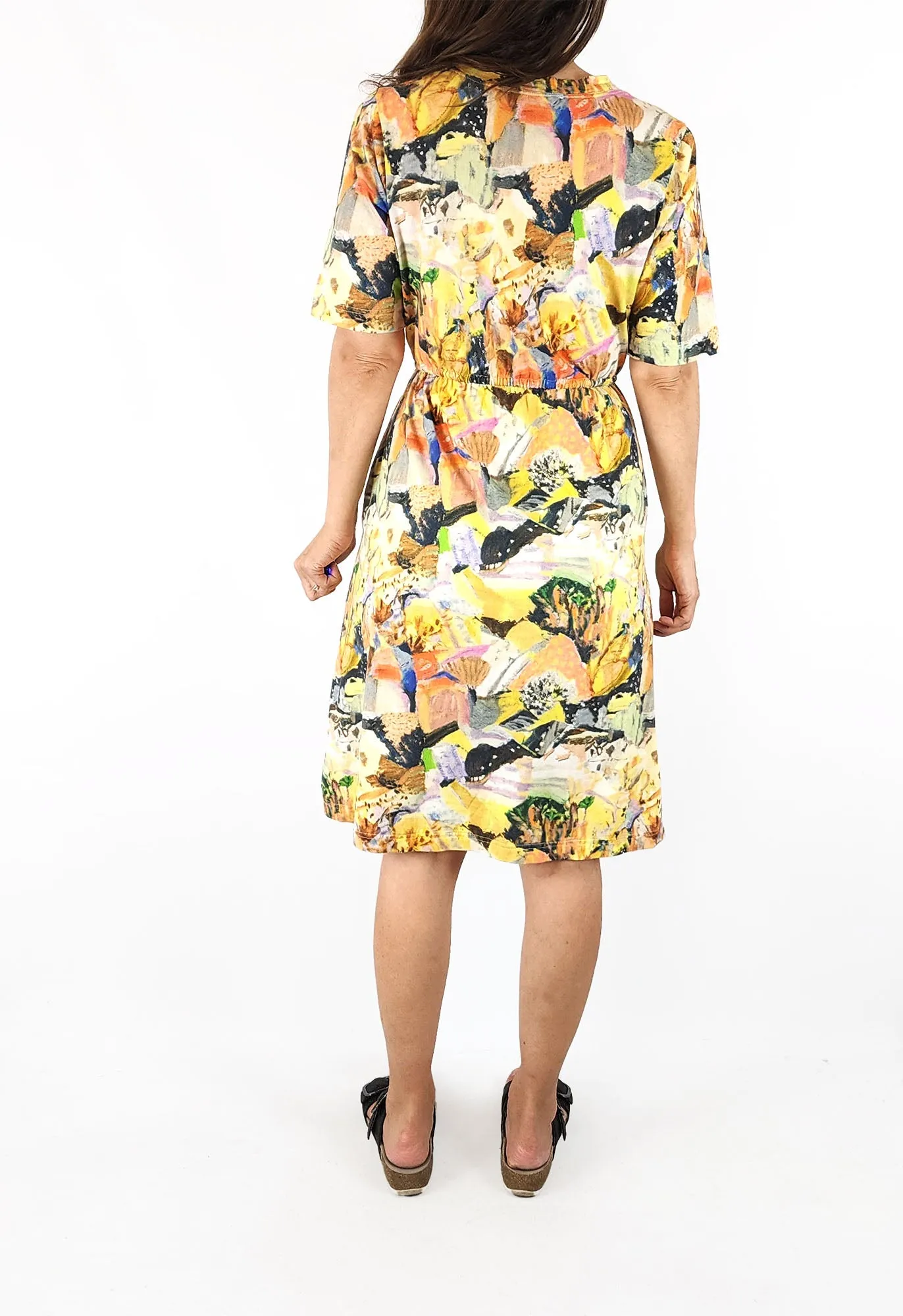 Nancybird unique print dress size 8
