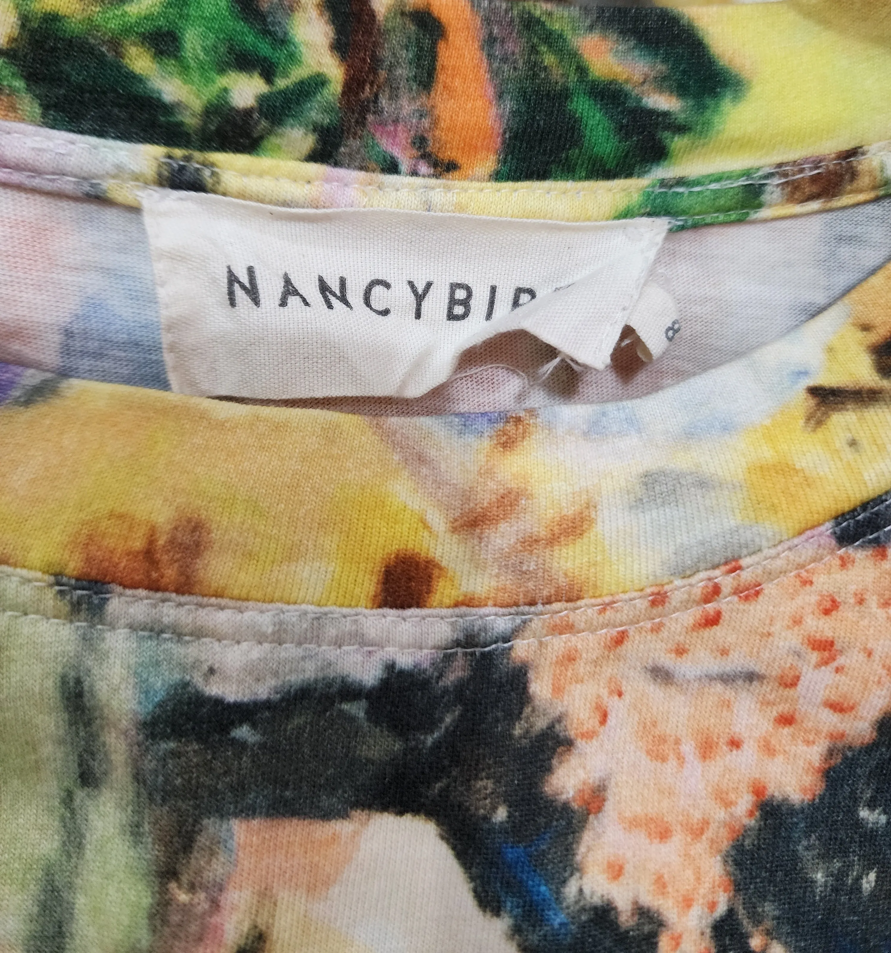 Nancybird unique print dress size 8