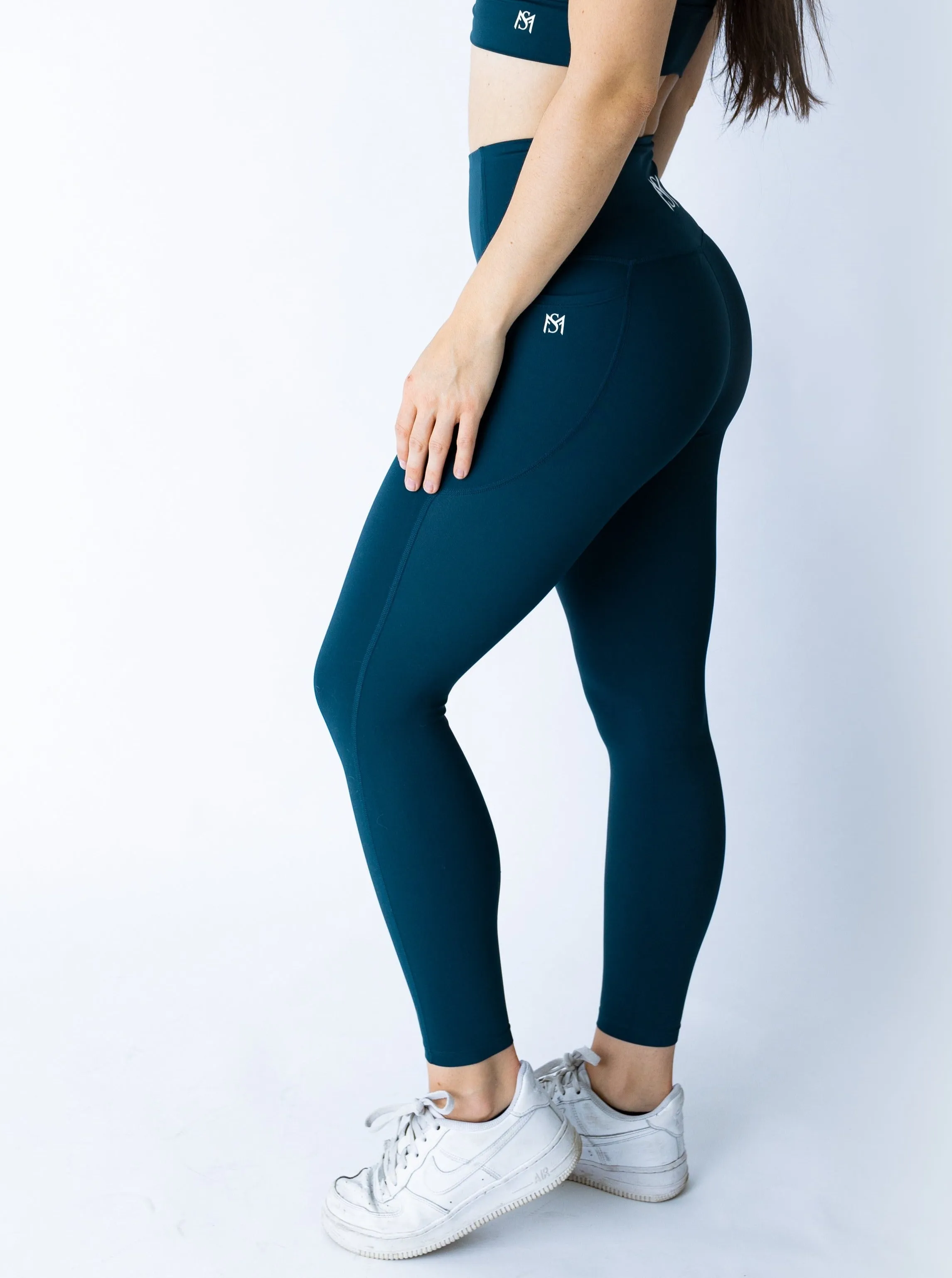 New Beginnings Collection Dark Green Legging