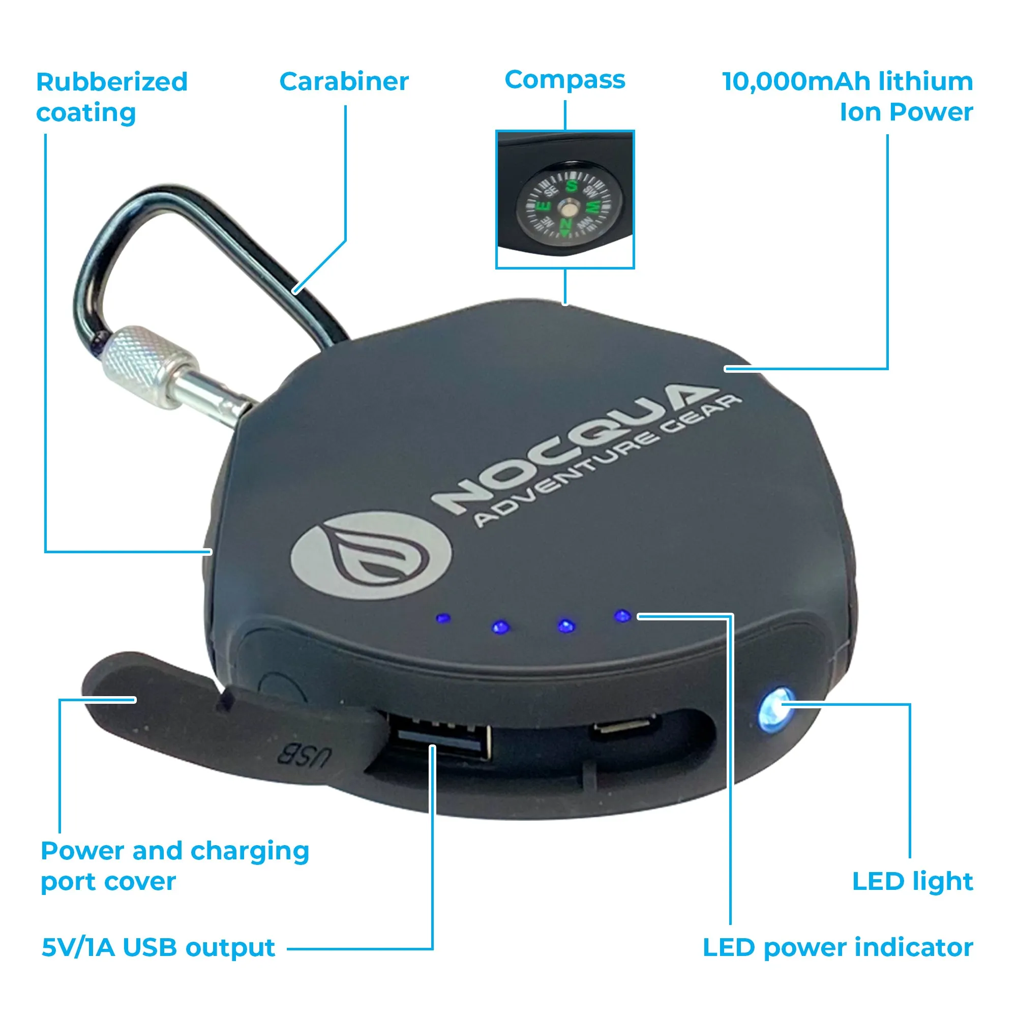 Nocqua - Outdoor Adventure Powerbank